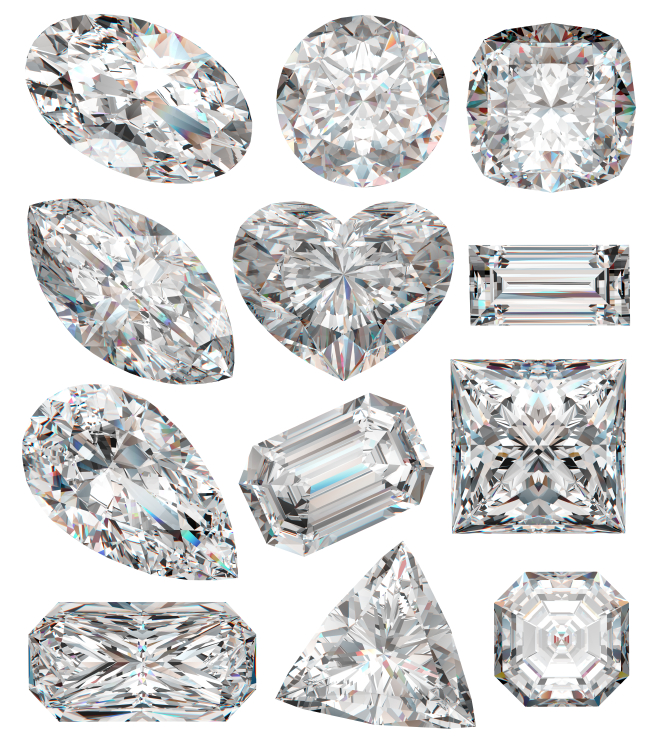 diamond shapes